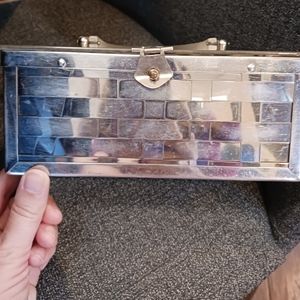Vintage 50s mirrored box purse